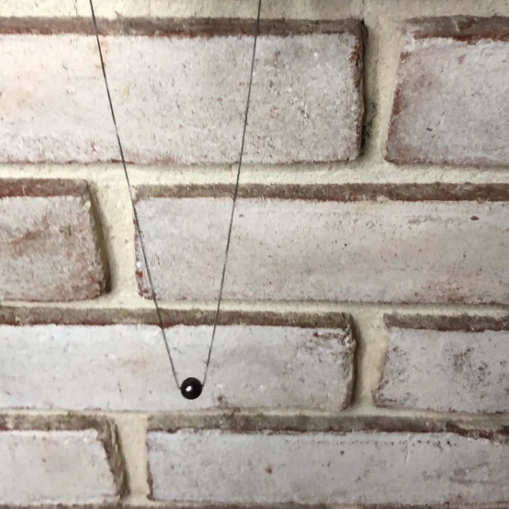 Pearl necklace on Sterling Silver chain